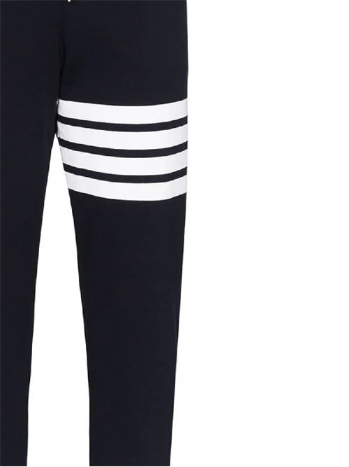 Navy cotton signature pants THOM BROWNE | FJQ001A00535415